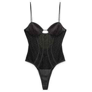 Zara Matching Lace Bodysuit